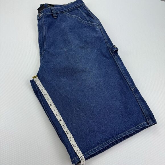 Rocawear Denim Carpenter Shorts Men’s 42 Blue Baggy Hip Hop Y2K Streetwear - Picture 13 of 15